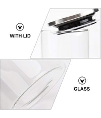 Barattolo 1700ml Sottovuoto Alimenti In Vetro Trasparente Cereali Snack Cucina         