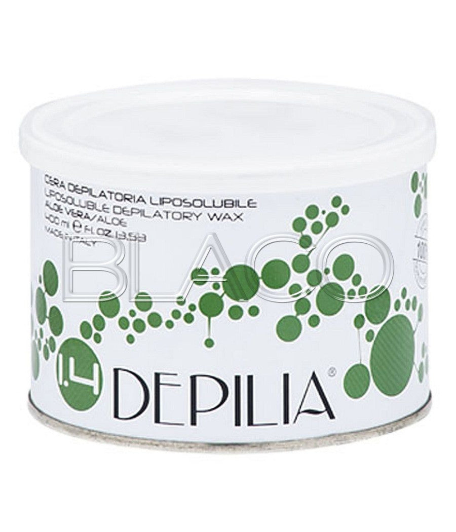 Barattolo Cera Depilatoria Liposolubile Aloe Vera 1.4 400 Ml Fornello Ceretta         