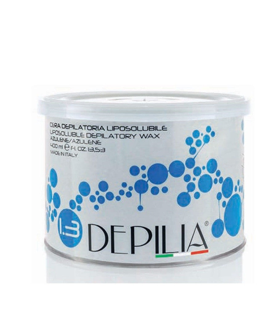 Barattolo Cera Depilatoria Liposolubile Azulene 1.3 400 Ml Depilazione Ceretta         
