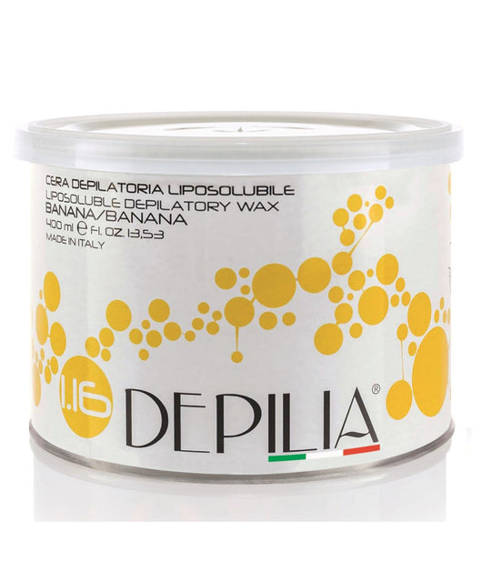 Barattolo Cera Depilatoria Liposolubile Banana 1.16 400ml Ceretta Depilazione         