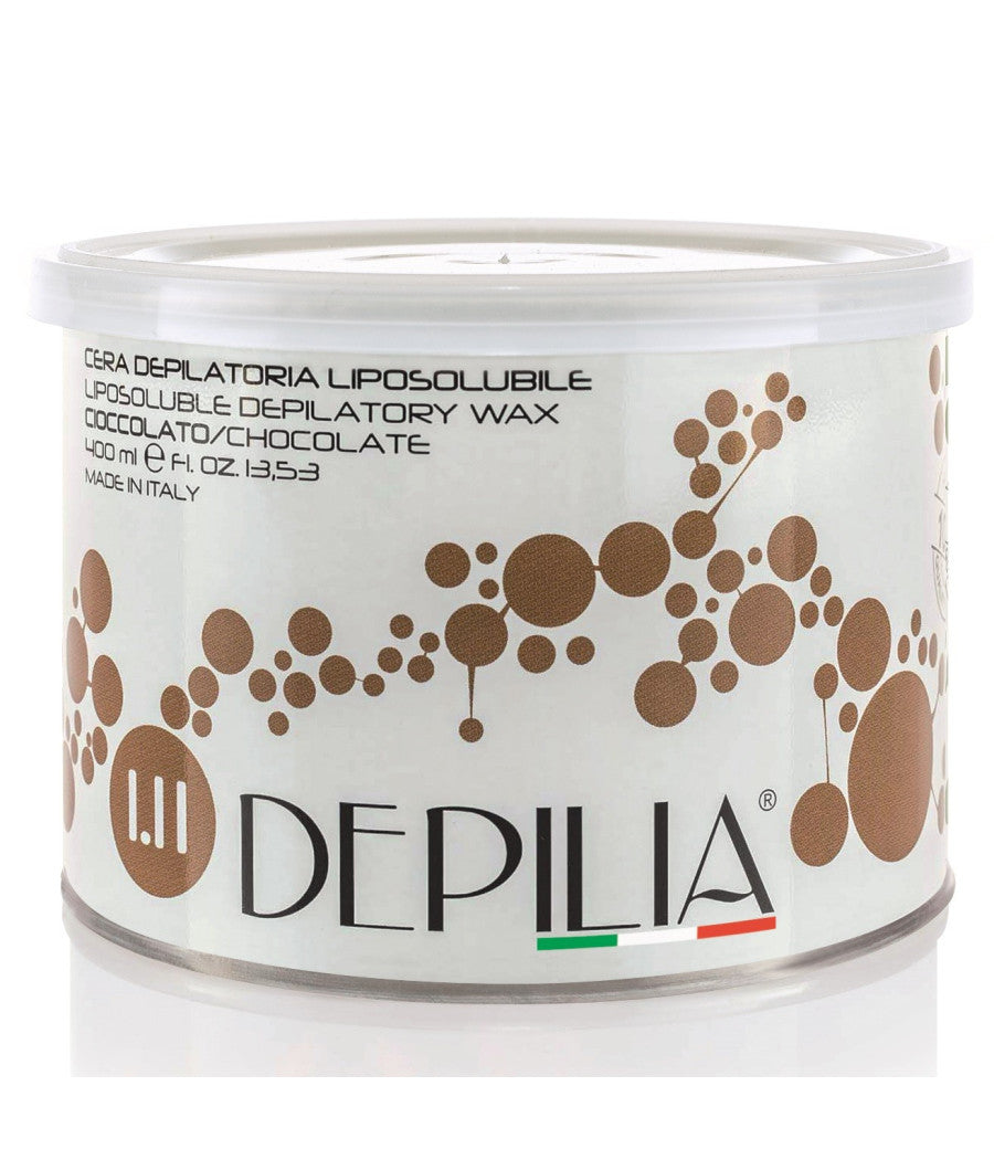 Barattolo Cera Depilatoria Liposolubile Cioccolato 1.11 400ml Ceretta Depila         