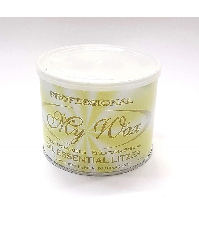Barattolo Cera Depilatoria Oil Essential Litzea 400 Ml Depilazione Ceretta         