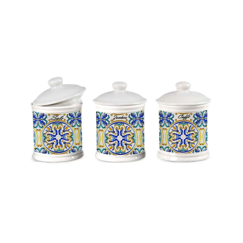 Barattolo Ceramica Terre Pz 3 Bellintavola