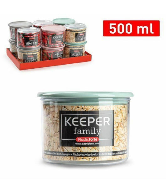 Barattolo Milleusi Contenitore Con Coperchio 500ml Biscotti Legumi Pasta 118891a         
