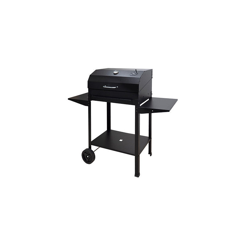 Barbecue a carbone Caravan 60 – Griglia 57,5x37 cm – Coperchio con termometro – El Gaucho
