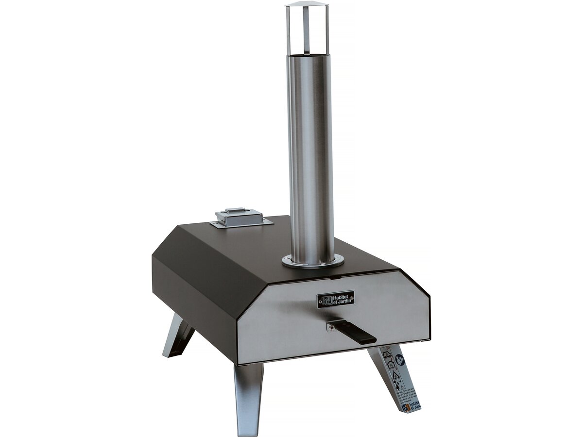 Forno per pizza a pellet "Master" - 36 x 54,4 x 71,5 cm