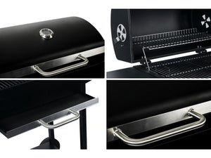 Barbecue a carbonella "Bizon" - 119 x 50 x 101 cm - Nero