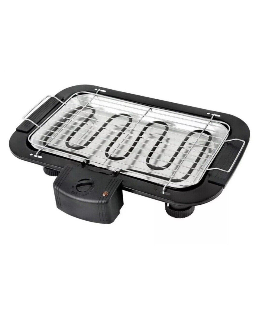 Barbecue Elettrico Bbq Supporto Griglia Elettrica Bistecchiera Da Tavolo 2000w         