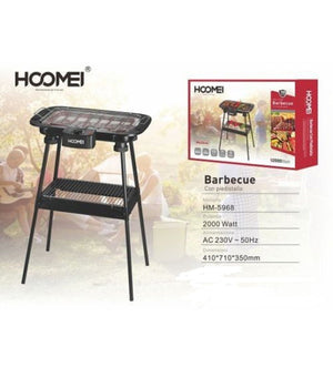 Barbecue Elettrico Bbq Supporto Griglia Elettrica Bistecchiera Da Tavolo 2000w         