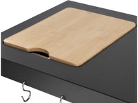 Barbecue a gas da cucina da esterno - 12 kW - 4 fuochi - Nero