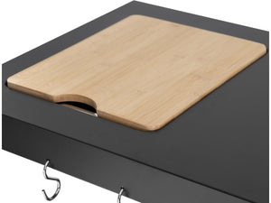 Barbecue a gas da cucina da esterno - 12 kW - 4 fuochi - Nero