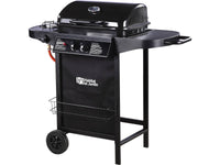 Barbecue gas "Party 3" - 3 piastre di cui 1 laterale - 9.38 kW -Nero