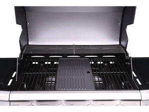 Barbecue a gas "Bingo 5" - 5 piastre di cui 1 laterale - 15.2kW + Fodera di protezione -Nero