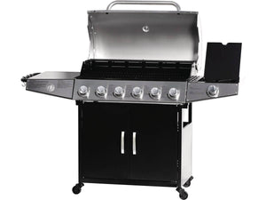 Barbecue a gas "Party 6" - 7 bruciatori di cui 1 lato - 20,9 kW