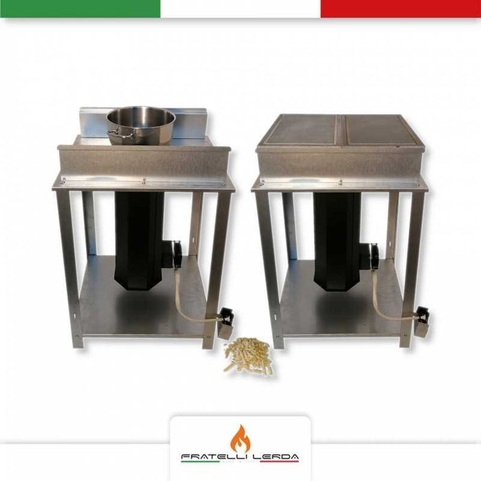 Barbecue Multifunzione Pirolitico a Pellet 2 Pietre Laviche F.lli Lerda