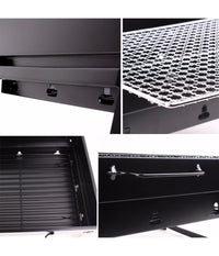 Barbecue Portatile A Carbonella Per Grigliate Carne Pesce Verdure 20x35x27 Cm         