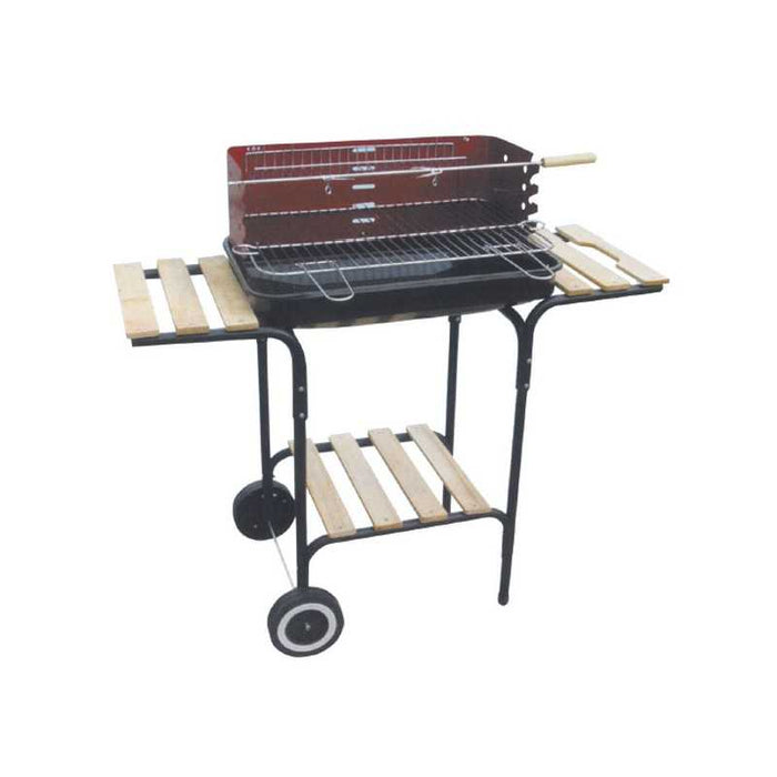 Barbecue Rettangolare Base Legno 58X38 h 73 Lapillo 00711