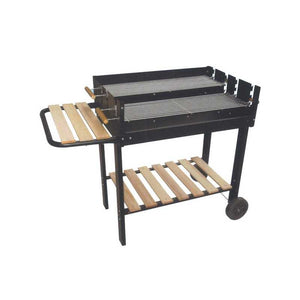 Barbecue Rettangolare Base Legno 73X50 h 83 Lapillo 00065