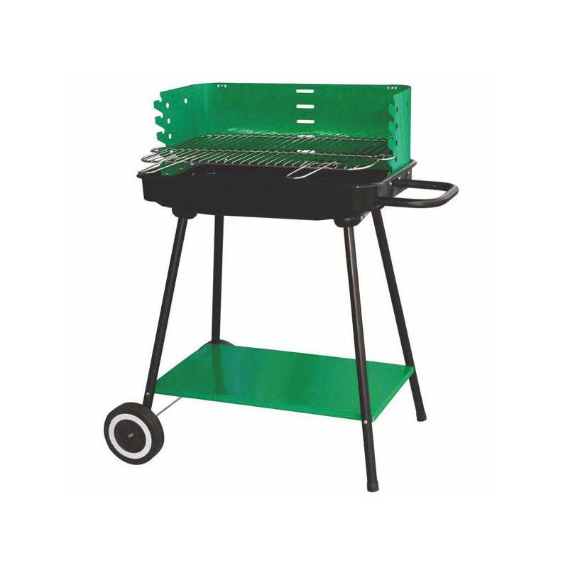 Barbecue Rettangolare Base Metallo 57X37 h 68 Lapillo 08208