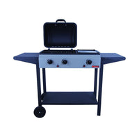 Barbecue Sandrigarden gas America, 2 fuochi 1 piastra, 7,5 kw