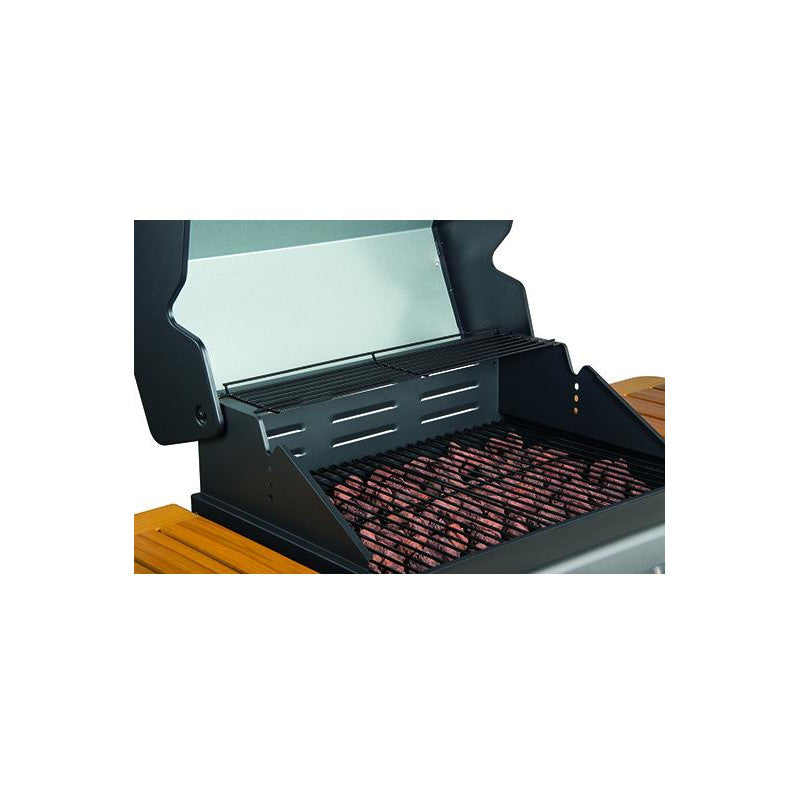 Barbecue Sandrigarden gas Oceania, 3 fuochi steel/wood, 10,8 kw