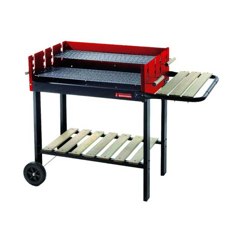 Barbecue Sandrigarden Sg 73-53 C/Ruote 73X53 Cm