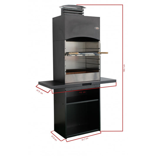 BARBECUE TOLOSA 110x47,5x190,1 cm GMR TRADING