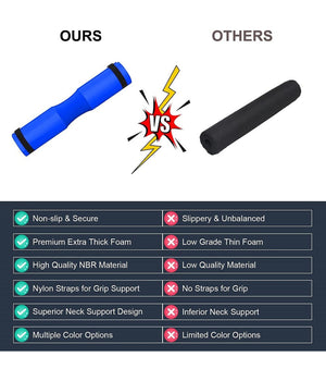 Barbell Squat Pad Cuscino Bilanciere Collo Per Sollevamento Pesi Squat 45x10 Cm  Blu       