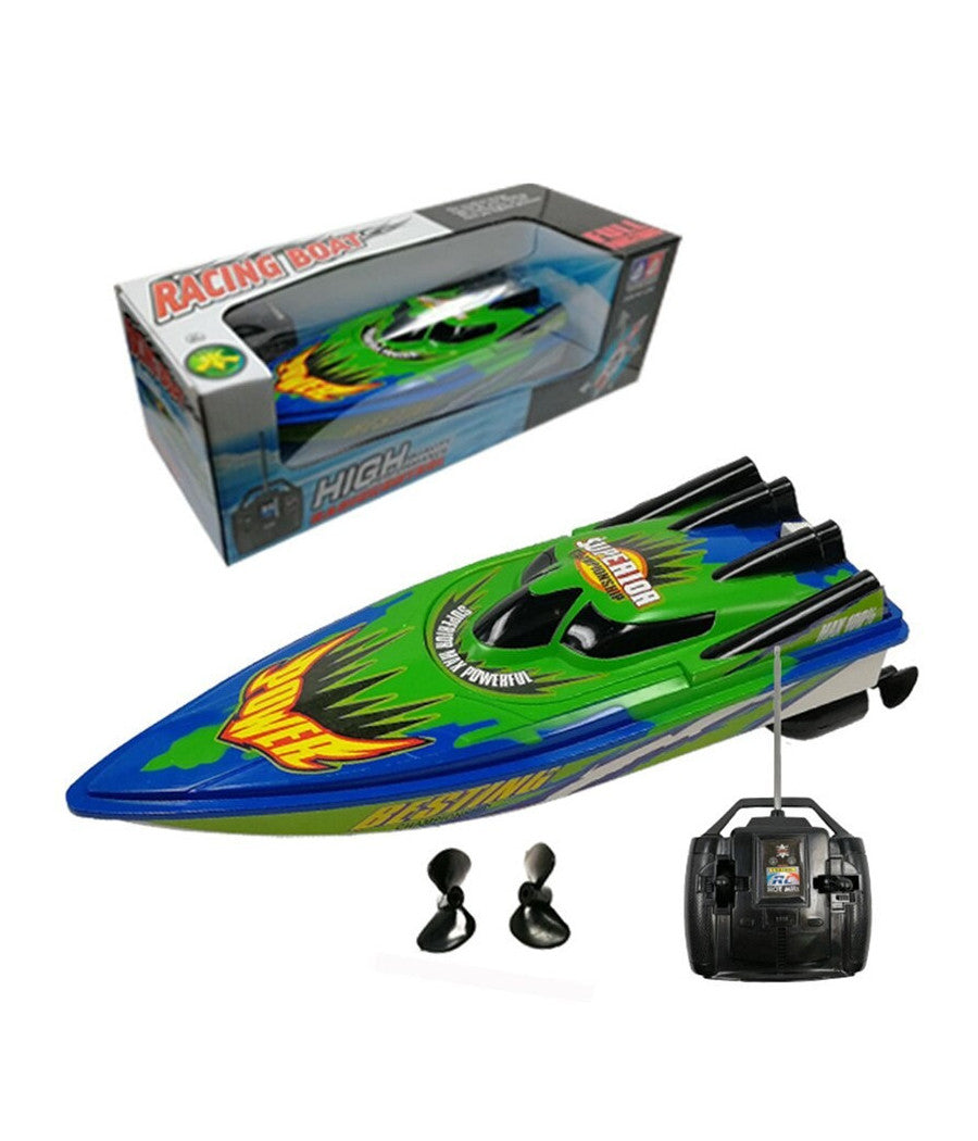 Barca Motoscafo Yacht Telecomandato Ad Alta Velocità  2 Eliche Mare Lago Fiume         