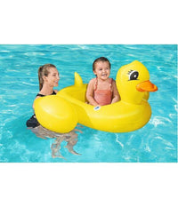 Trade Shop - Barchetta Canottino Papera Gonfiabile Con Altoparlante Integrato 102x99cm 34151 -