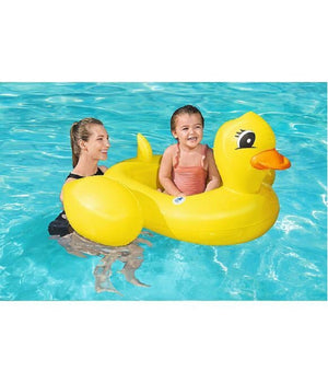 Trade Shop - Barchetta Canottino Papera Gonfiabile Con Altoparlante Integrato 102x99cm 34151 -