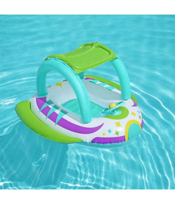 Trade Shop - Barchetta Navicella Spaziale Space Gonfiabile Mare Copertura Manubrio Bestway -