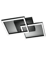 Plafoniera BARD a led moderna 39W Nero 3394-22-101 Fabas Luce