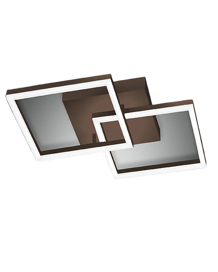Plafoniera BARD a led moderna 39W Corten 3394-22-361 Fabas Luce