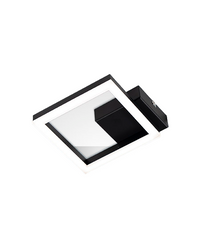 Plafoniera BARD a led moderna 11W Nero 3394-24-101 Fabas Luce