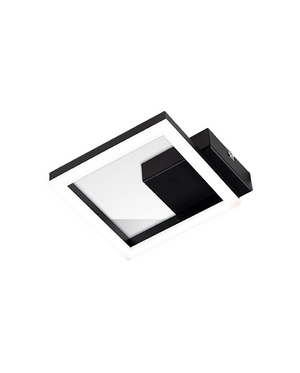 Plafoniera BARD a led moderna 11W Nero 3394-24-101 Fabas Luce