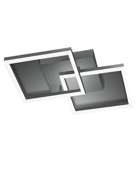 Plafoniera BARD a led moderna 39W Antracite 3394-29-282 Fabas Luce