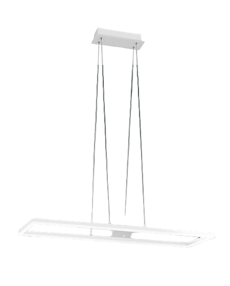 Plafoniera Bard a sospensione a led 52W Bianco 3394-45-102 Fabas Luce