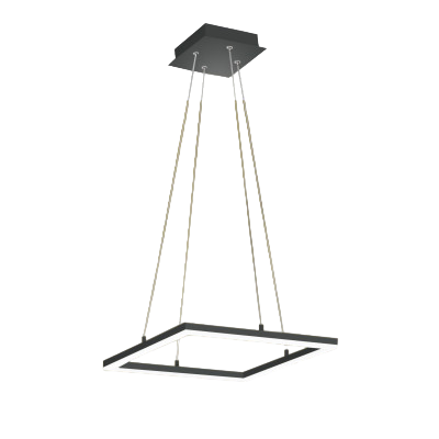 Plafoniera BARD a sospensione a led 39W Antracite 3394-40-282 Fabas Luce