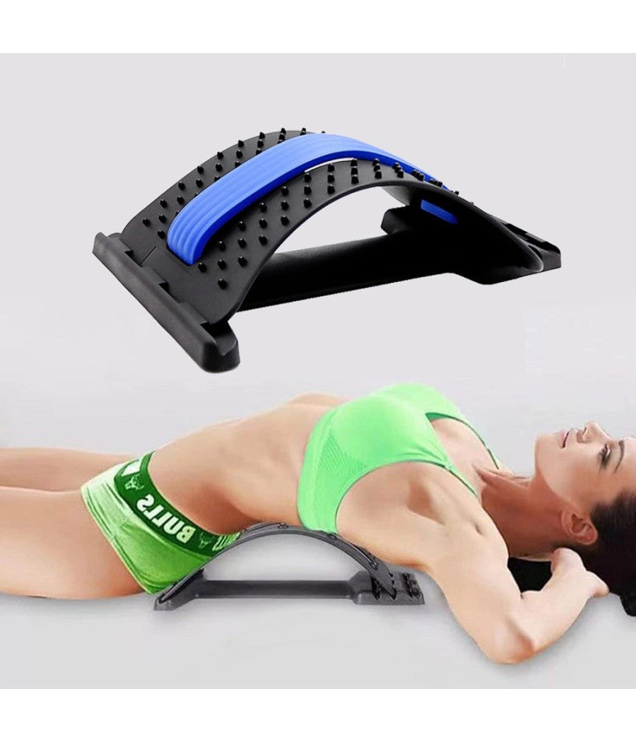 Barella Posteriore Lombare Distendere Schiena Agopuntura Allungamento Muscolare Blu         