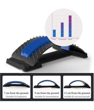 Barella Posteriore Lombare Distendere Schiena Agopuntura Allungamento Muscolare Blu         