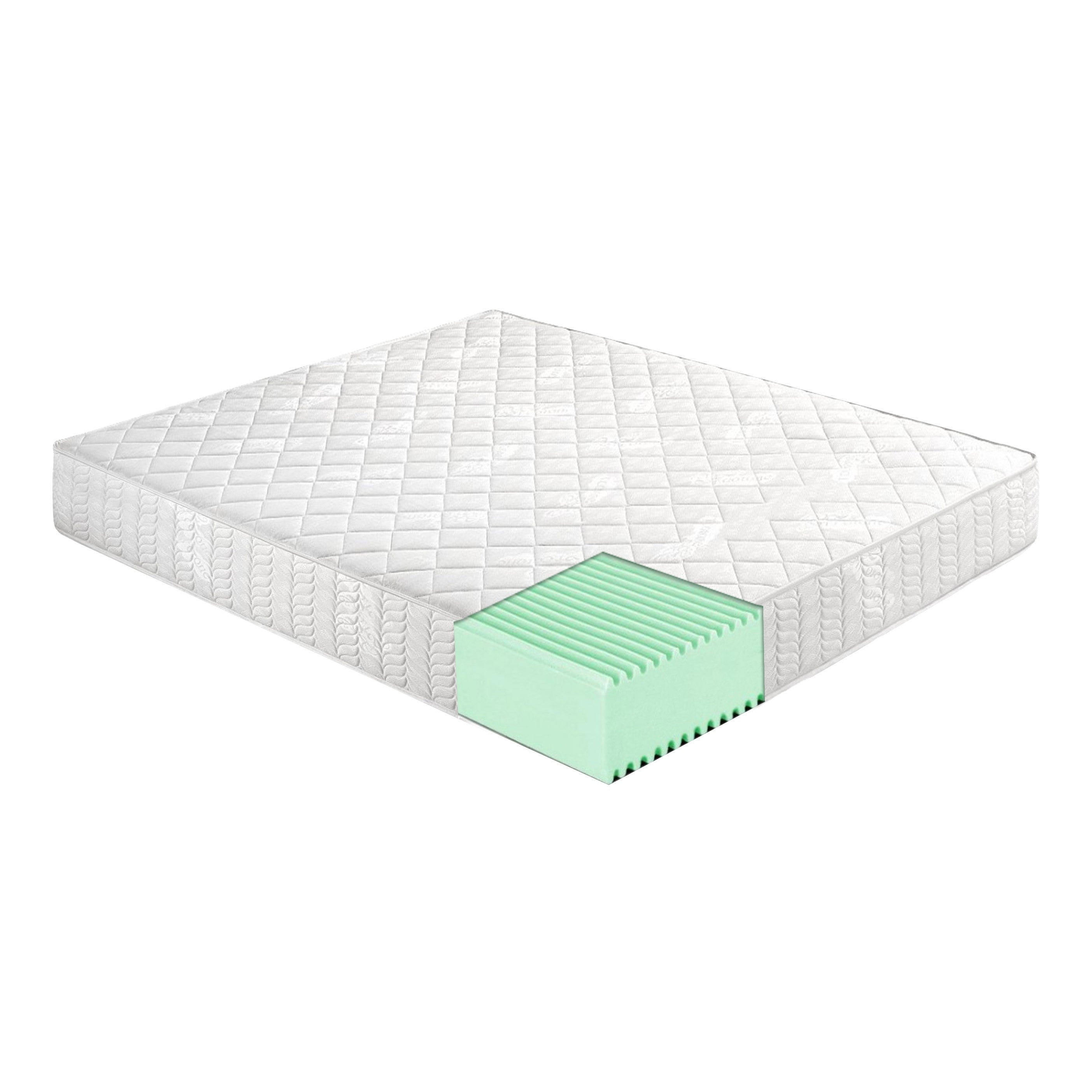 Materasso Singolo 80x190 in WaterFoam  Alto 20 cm  7 zone di comfort