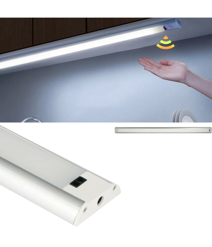 Barra A Led Sottopensile Cucina Luce Lampada Con Sensore Movimento Mano 30cm         