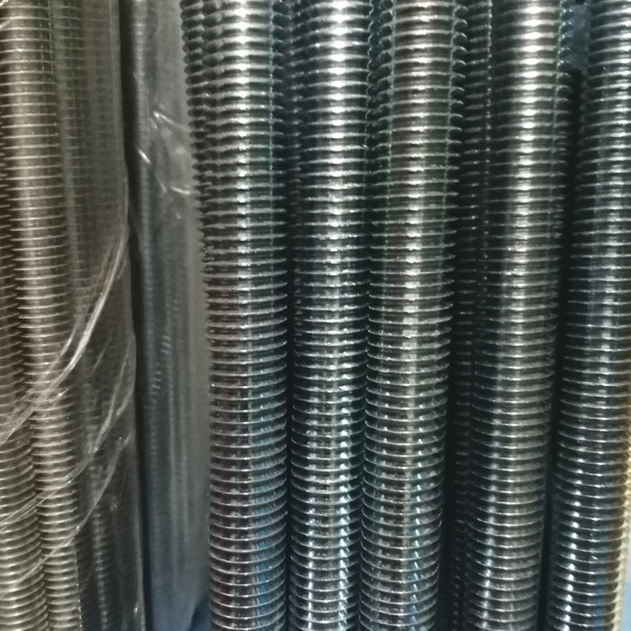 Barra asta filettata 12mm di acciaio zincato da 1mt classe di resistenza 4.8 passo grosso