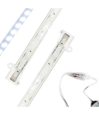 Barra Con Profilo In Alluminio Per Interno Da 1 Metro Con Striscia Rigida A Led         