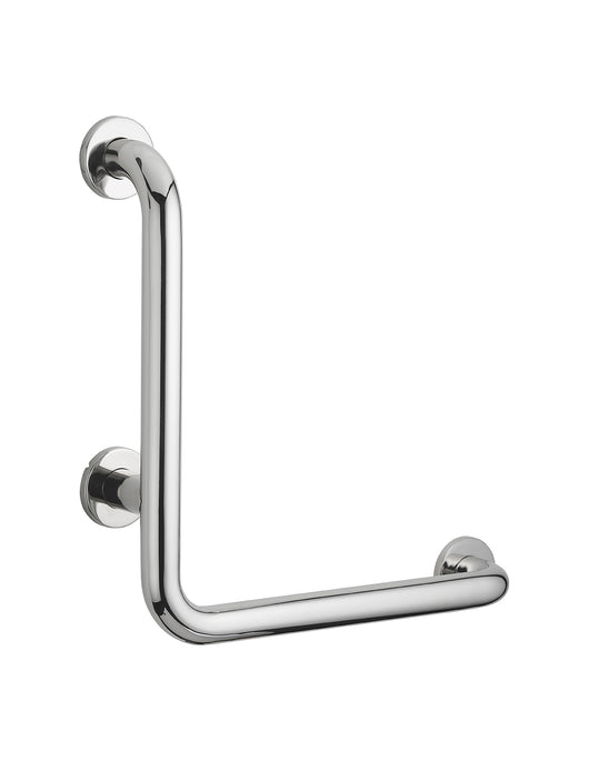 Maniglione bagno disabili, barra di ausilio angolare, 90° 400x400mm, diametro Ø 32mm, acciaio inox 304 cromato lucido - THIRARD