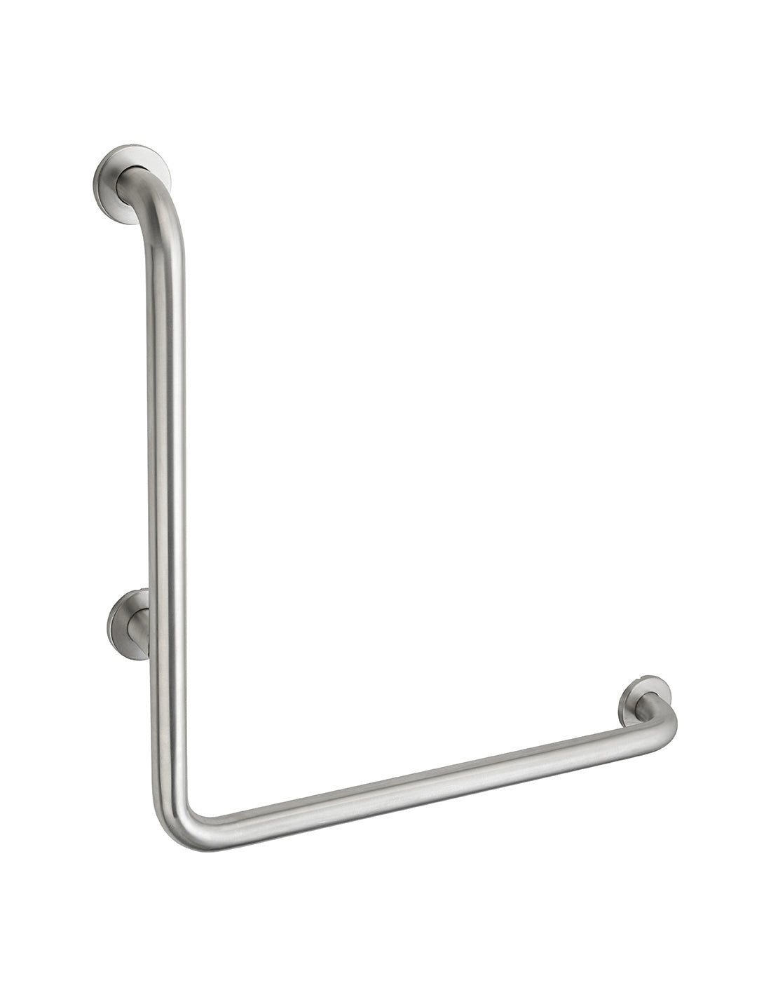 Maniglione bagno disabili, barra di ausilio angolare, 90° 400x400mm, diametro Ø 32mm, acciaio inox 304 satinato - THIRARD