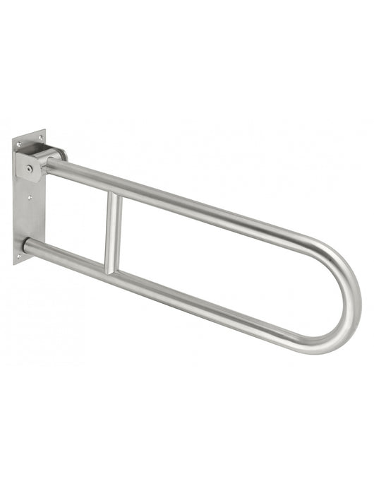 Maniglione bagno disabili, barra ausilio pieghevole, acciaio inox 304 cromato, 70cm, Diametro  Ø 32mm, - THIRARD