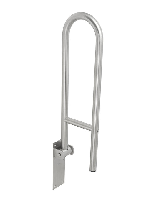 Maniglione bagno disabili, barra ausilio pieghevole, acciaio inox 304 cromato, 70cm, Diametro  Ø 32mm, - THIRARD