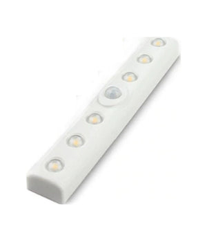 Trade Shop - Barra Led Con Sensore Di Movimento Per Corridoio Armadi Cassetti A Batterie 8010 -
